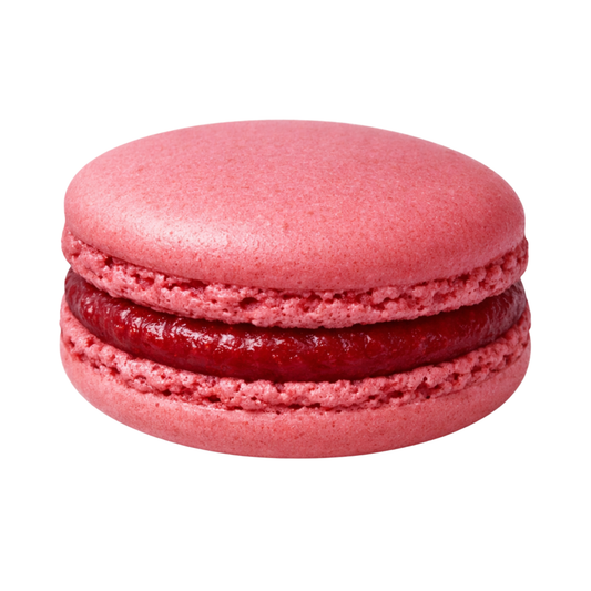 Thé vert macaron framboise - amande framboise