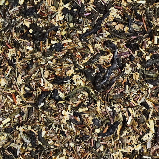 Rooibos vert au jasmin et fleur de sureau en vrac, mélange délicat et original