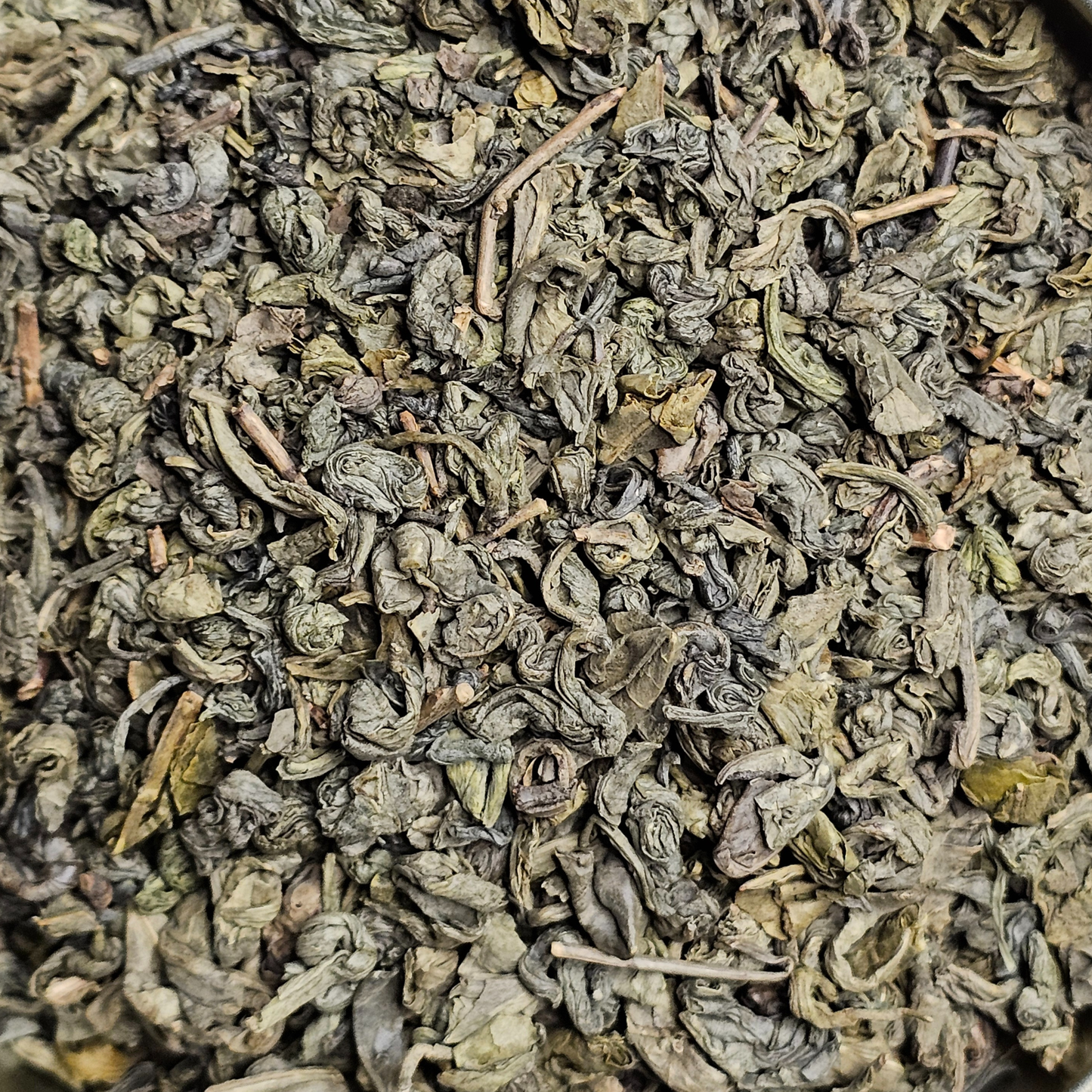 Feuilles roulées de thé vert Gunpowder