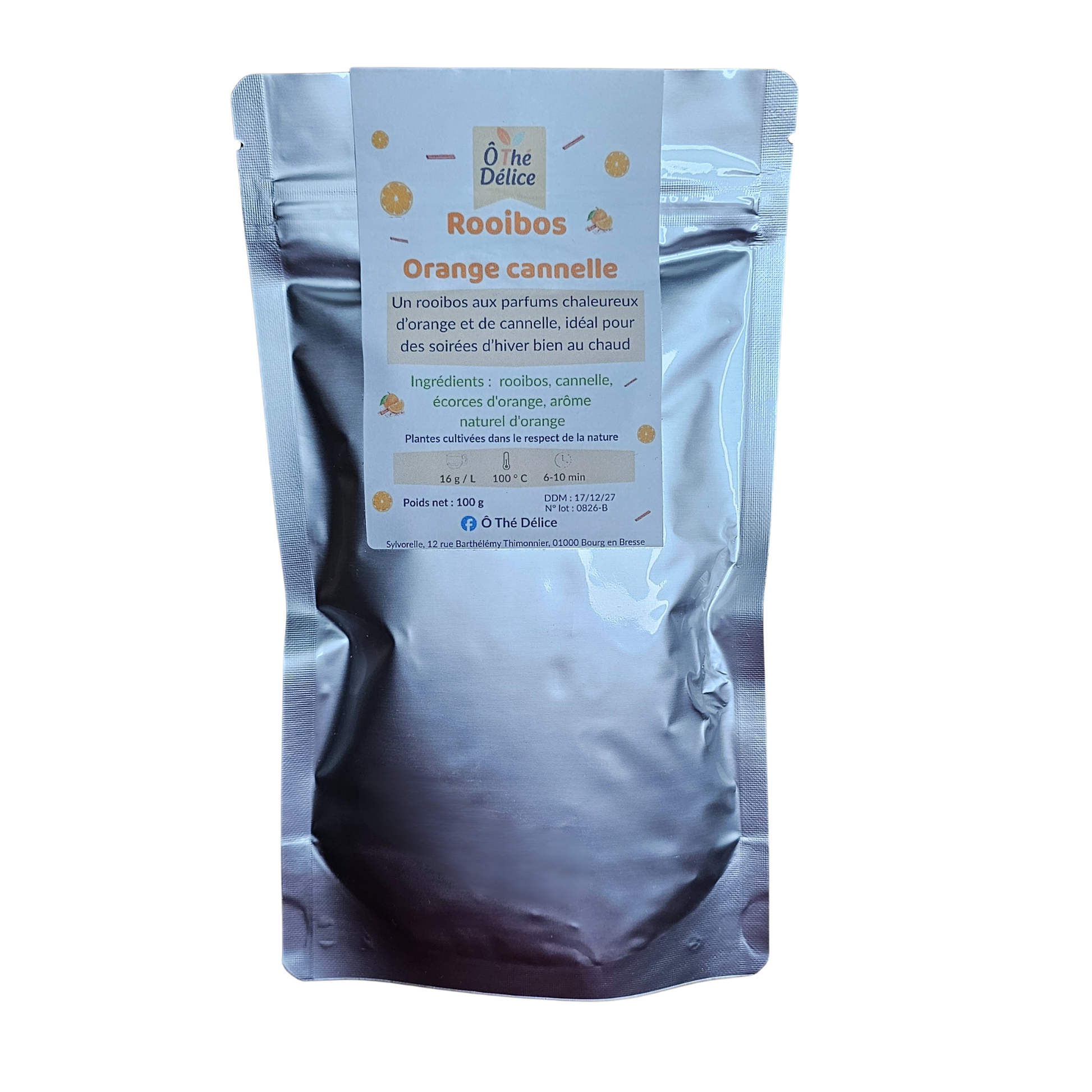 Rooibos orange cannelle Ô Thé Délice en vrac