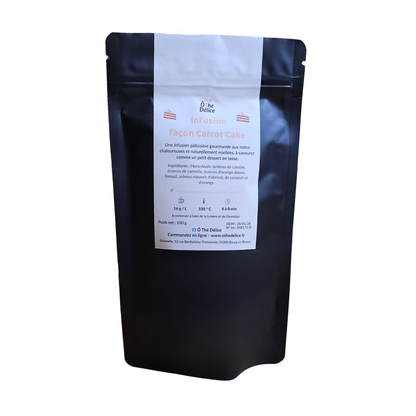 Sachet d’infusion gourmande façon carrot cake Ô Thé Délice