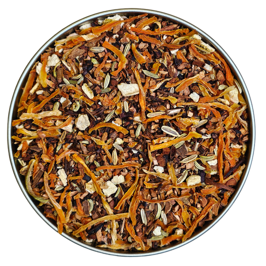 Infusion gourmande façon carrot cake en vrac – mélange honeybush, carotte et épices Ô Thé Délice