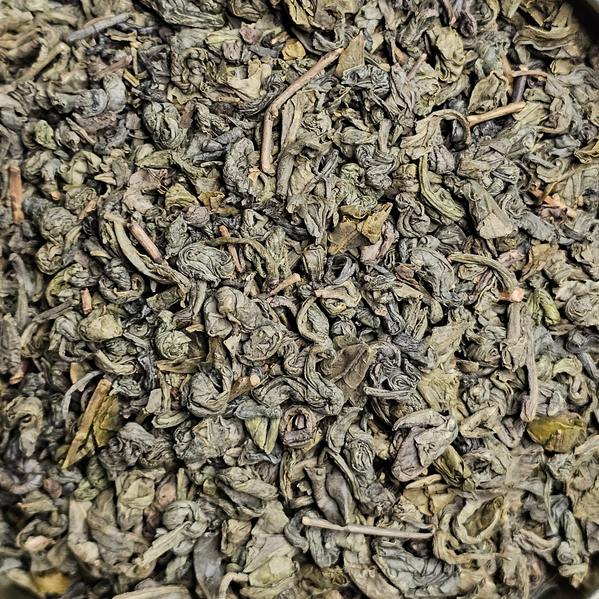 Feuilles roulées de thé vert Gunpowder