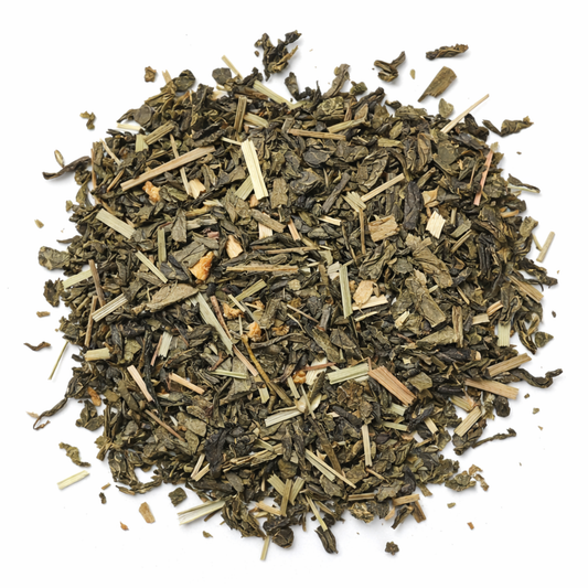 Thé vert citron gingembre en vrac