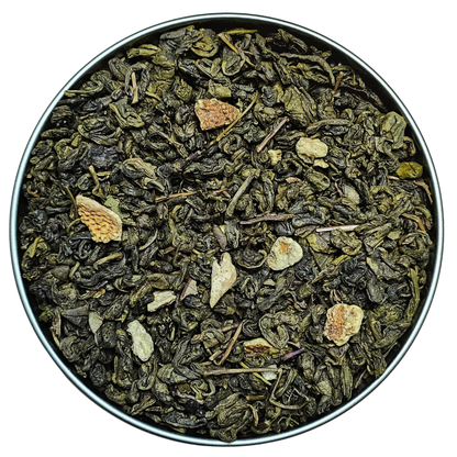 Thé vert Gunpowder citron verveine myrte en vrac Corsica